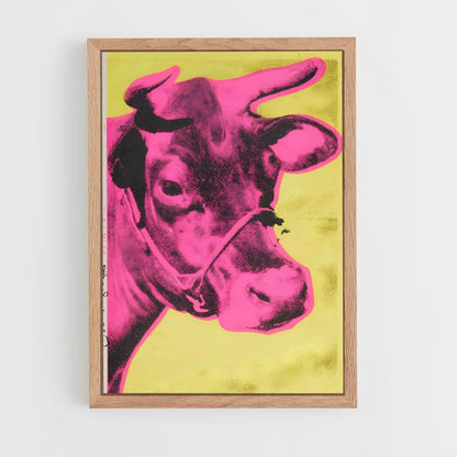 andy-warhol-8 cadre Bois clair