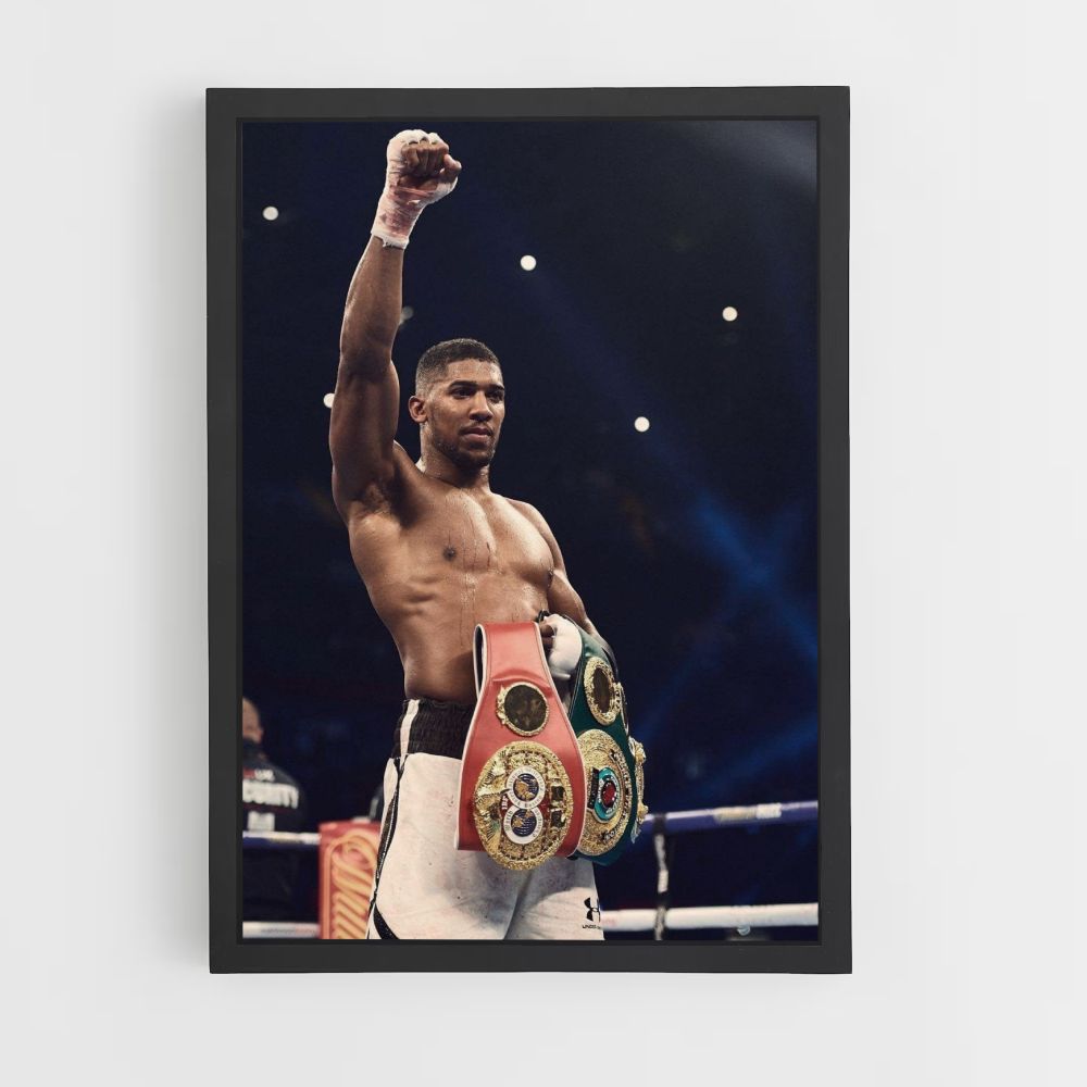 Poster Anthony Joshua Vittoria