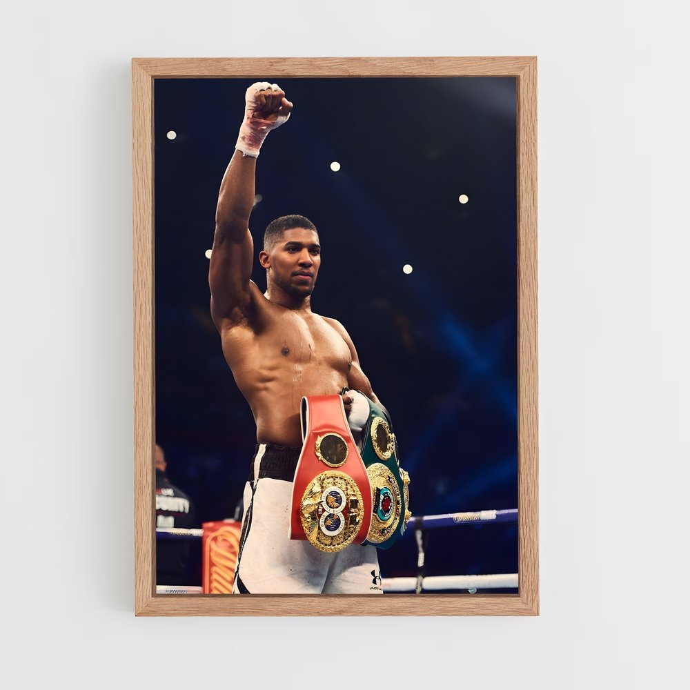 anthony-joshua-1 cadre Bois clair