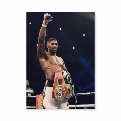 Poster Anthony Joshua Vittoria