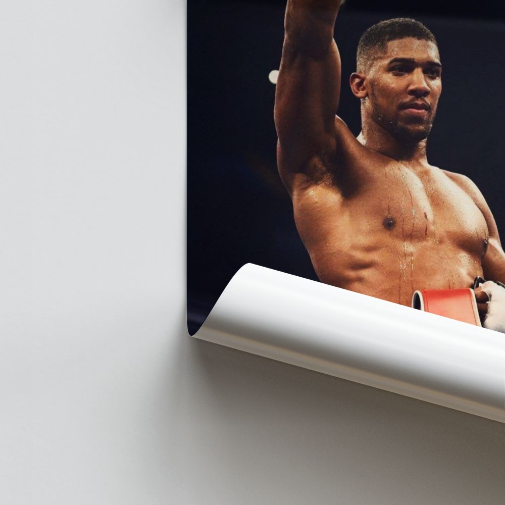 Poster Anthony Joshua Vittoria