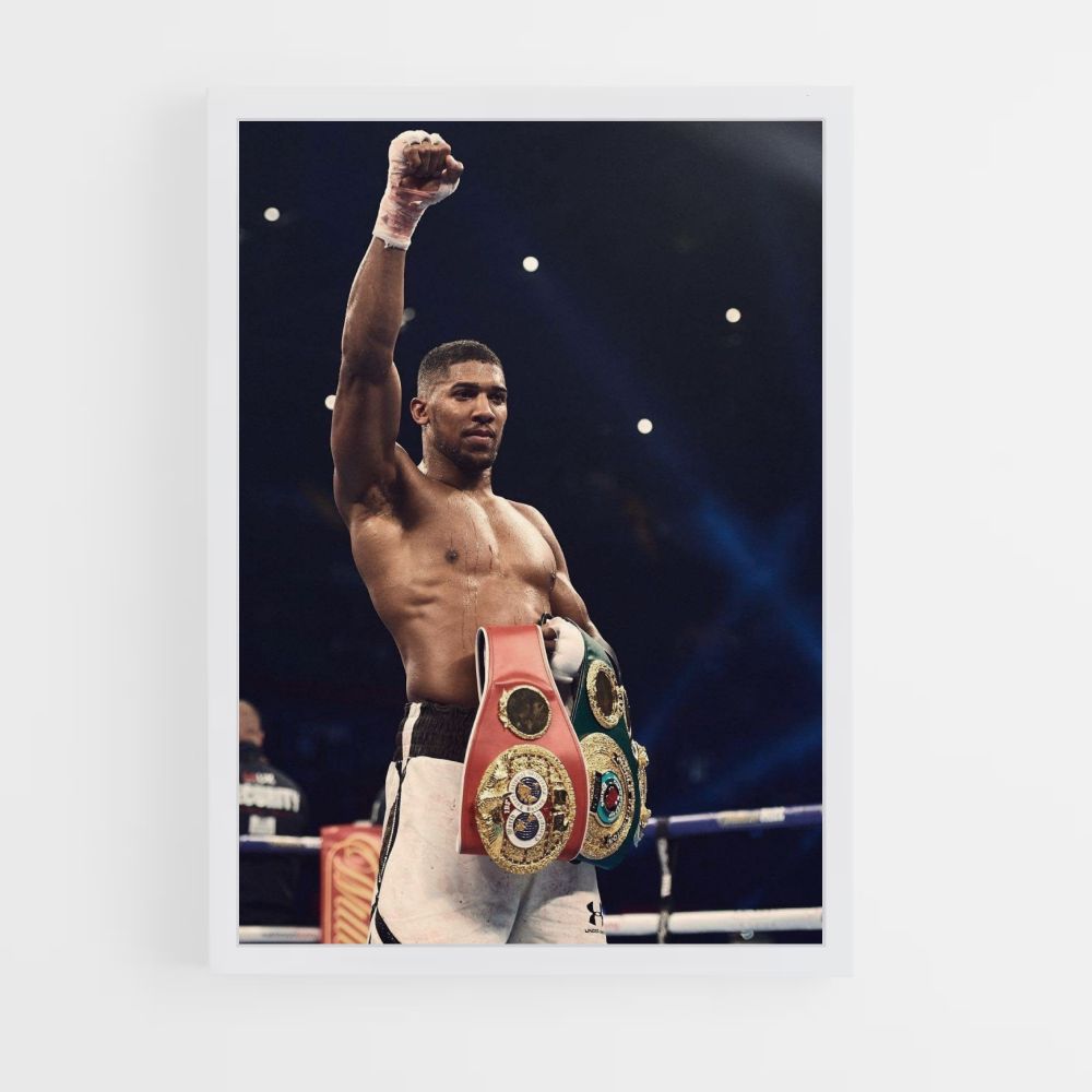 Poster Anthony Joshua Vittoria