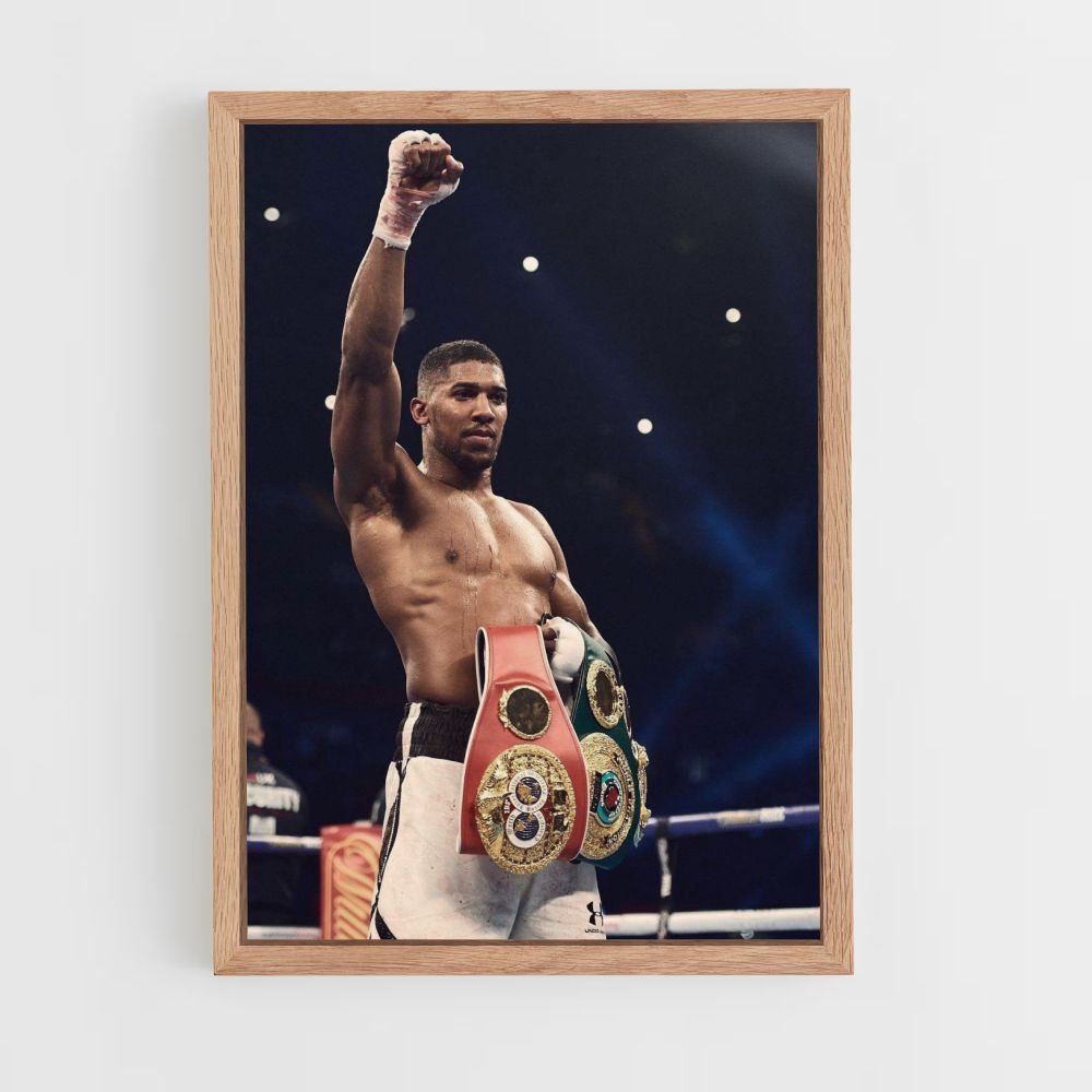 Poster Anthony Joshua Vittoria