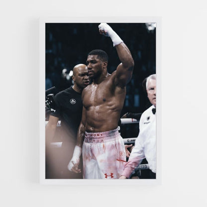 Poster Anthony Joshua pugno