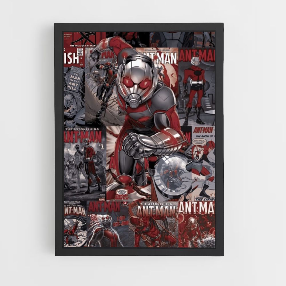 Poster di Antman rosso