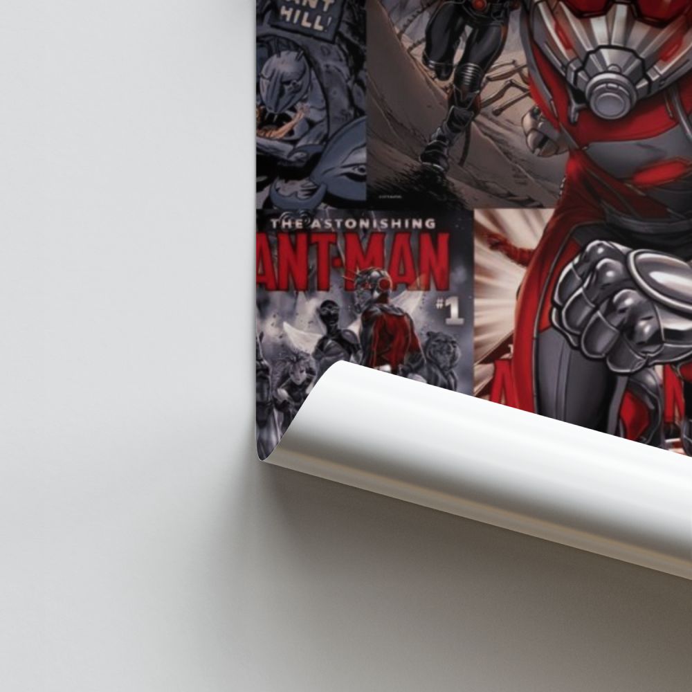 Poster di Antman rosso