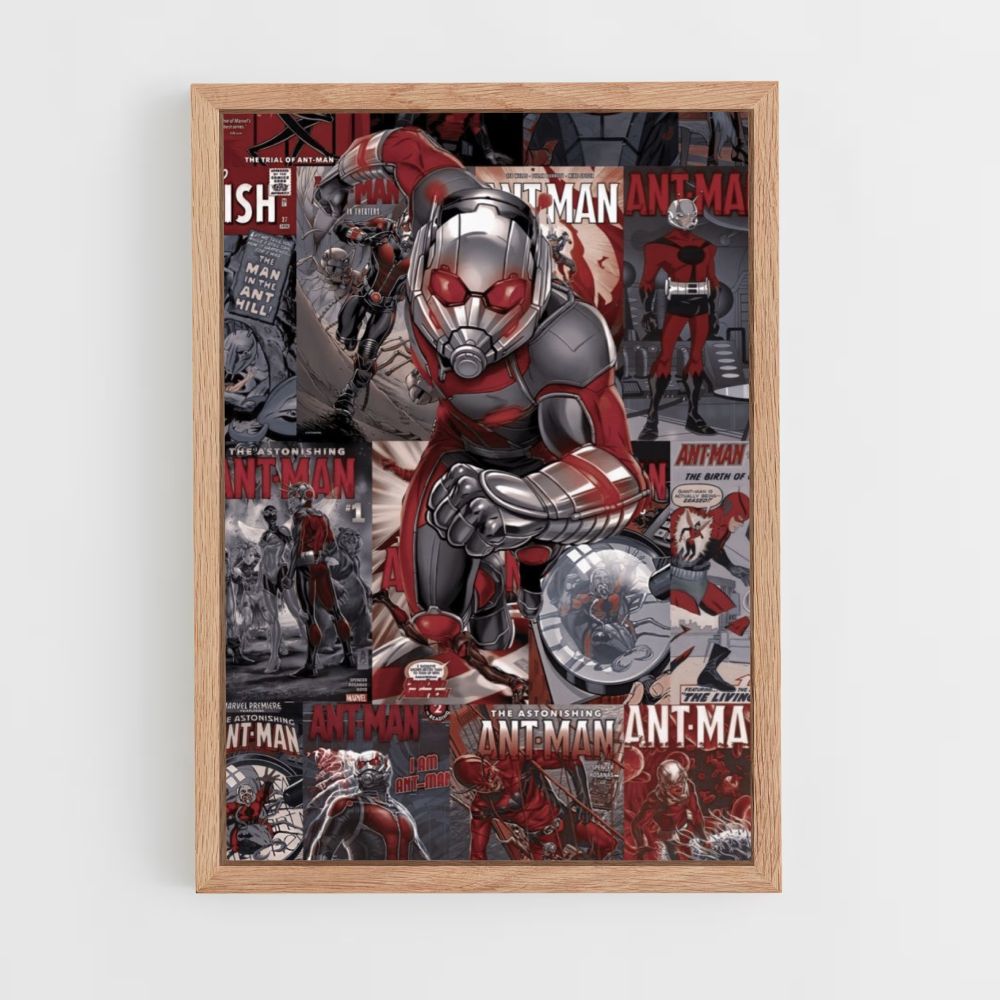 Poster di Antman rosso