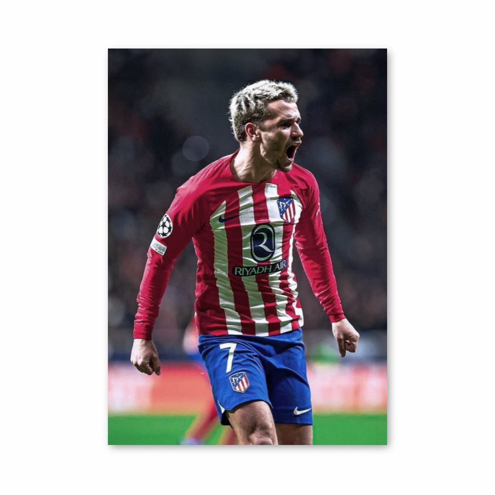 Manifesto Antoine Griezmann La rabbia