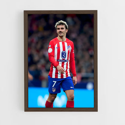 antoine-griezmann-4 cadre Bois foncé