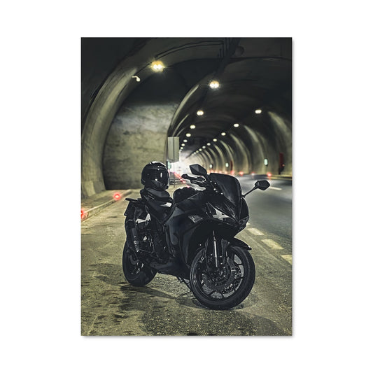 Poster Tunnel de Moto