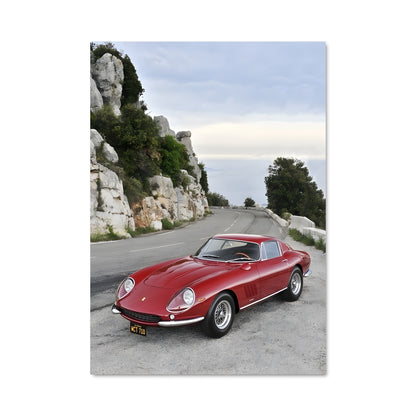 Poster Ferrari au Crépuscule