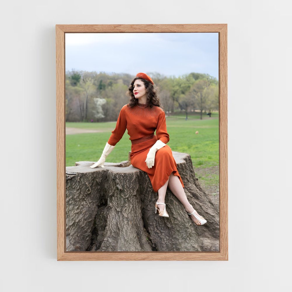 ap-30s-4 cadre Bois clair