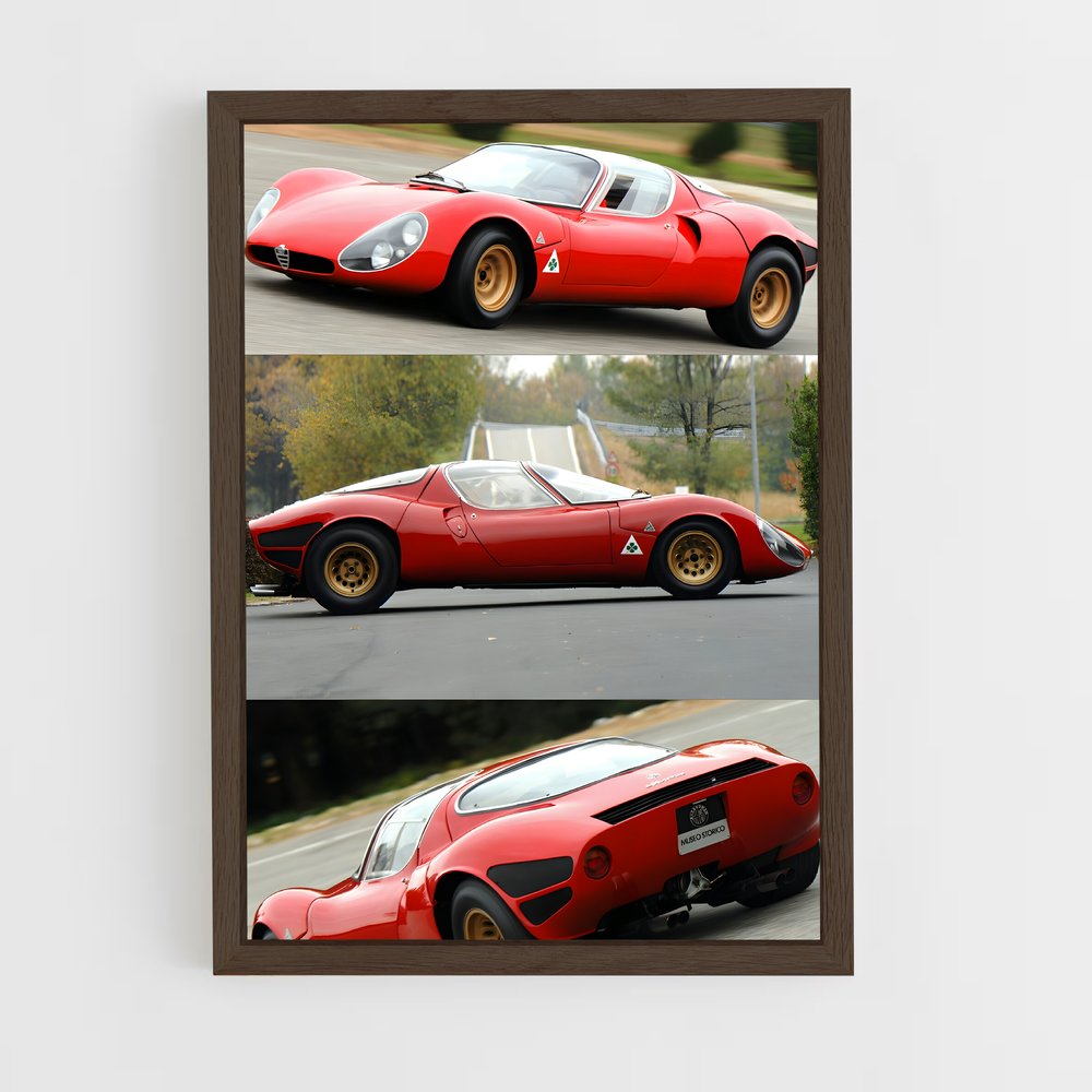 ap-33 stradale-2 cadre Bois foncé