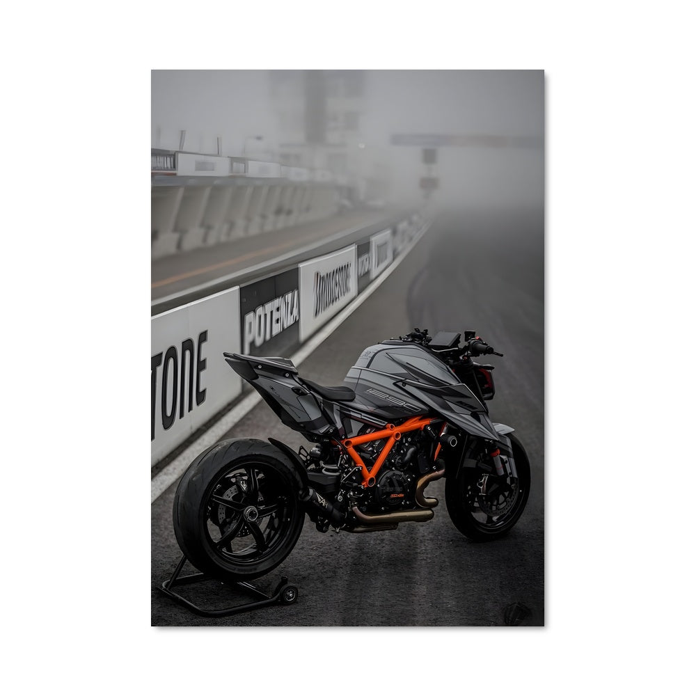 Poster Piste Brumeuse