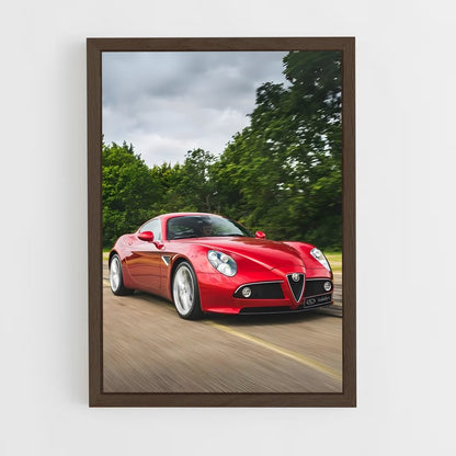ap-8c competizione-4 cadre Bois foncé