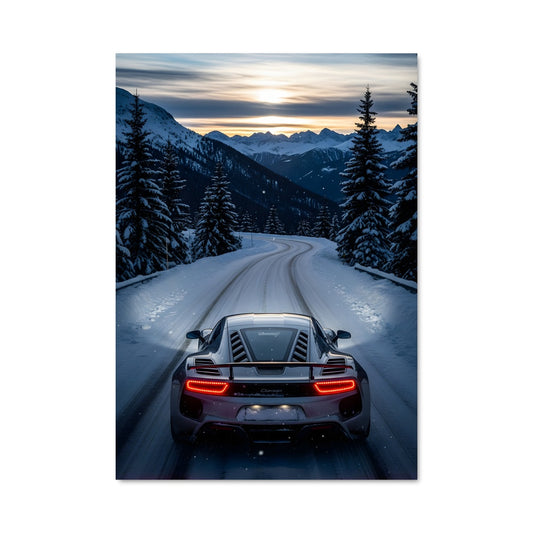 Poster Horizon Enneigé