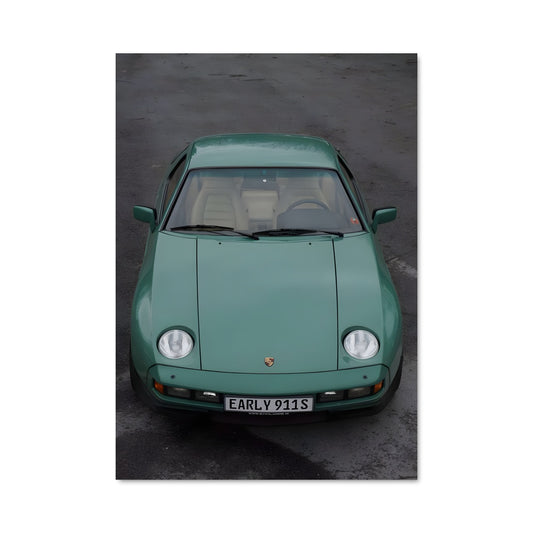 Poster Porsche Émeraude
