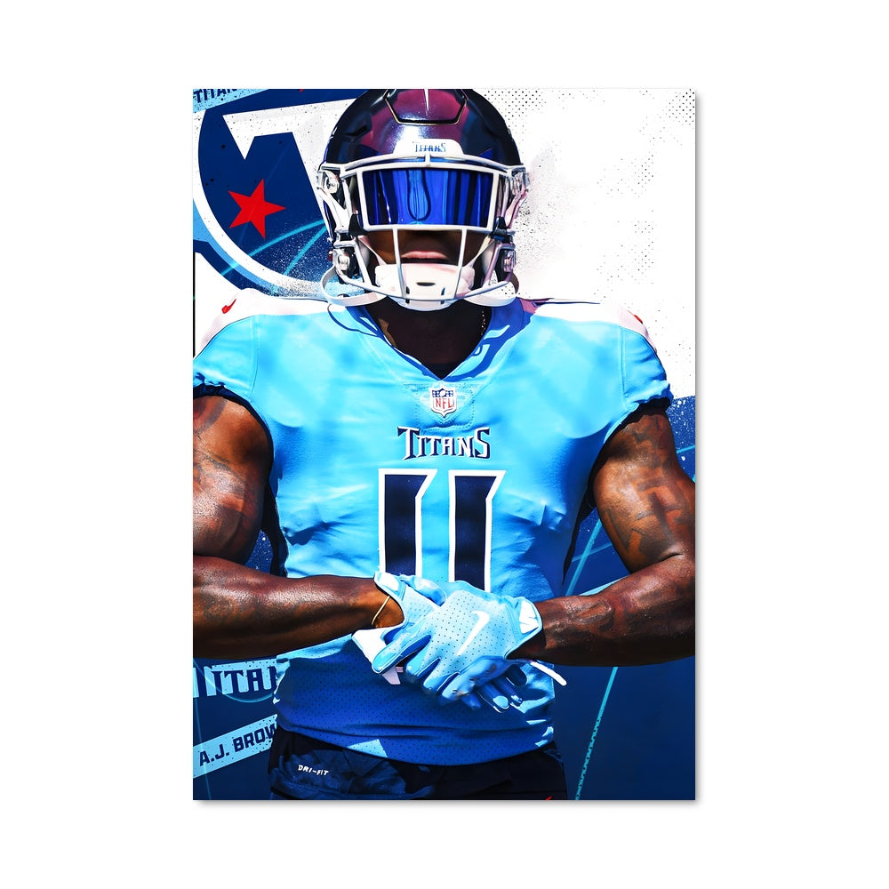 Poster Le Champion en Bleu