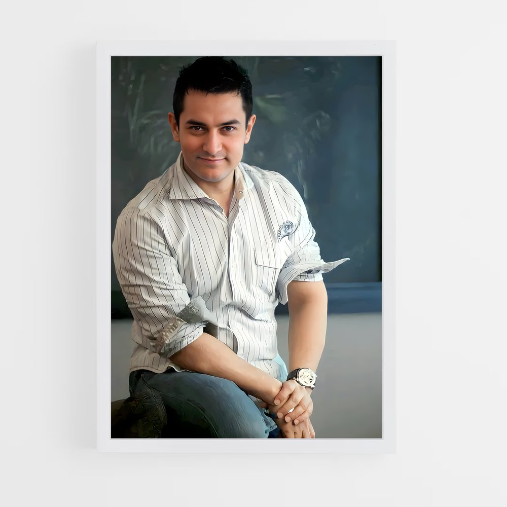 ap-aamir khan-7 cadre Blanc