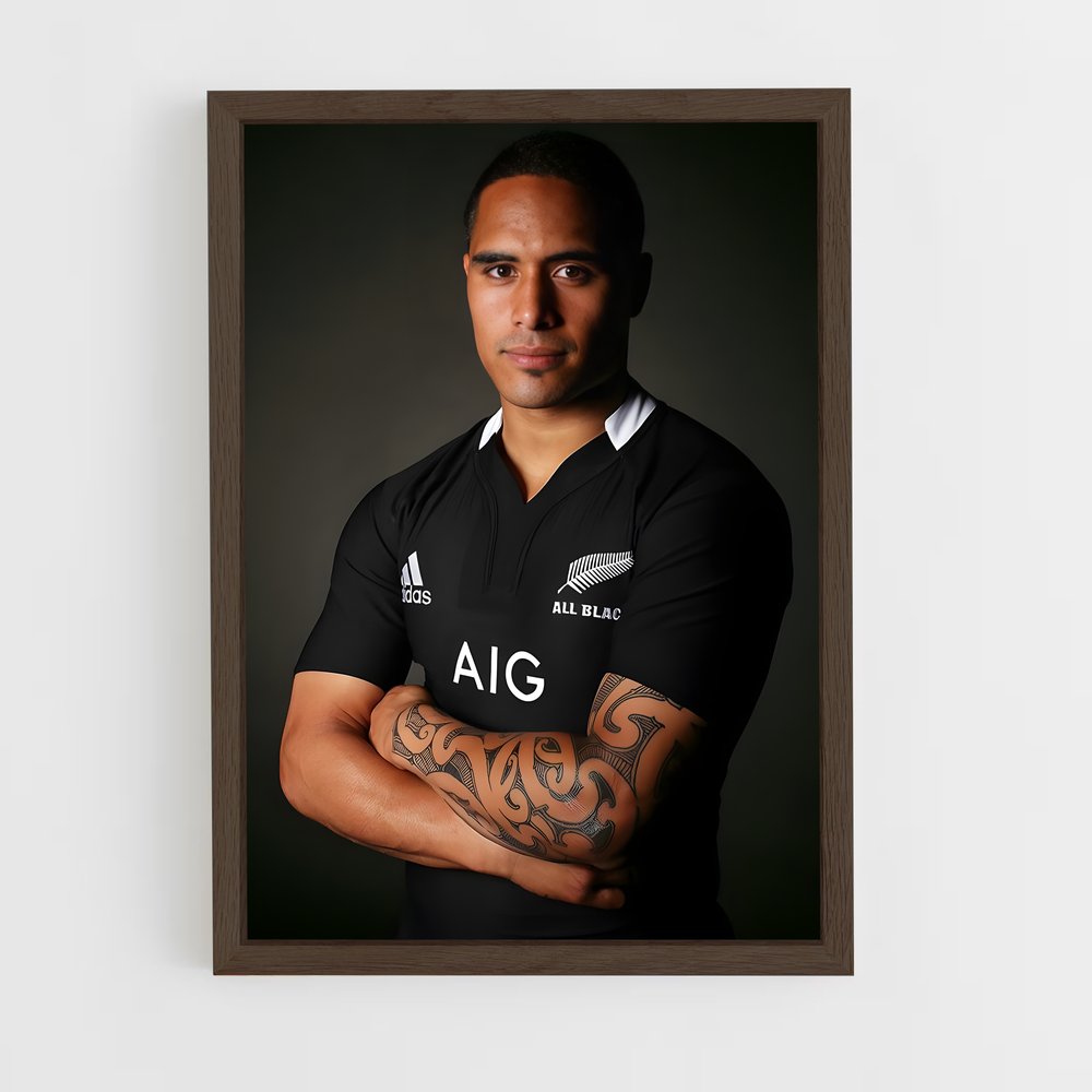 ap-aaron smith-7 cadre Bois foncé