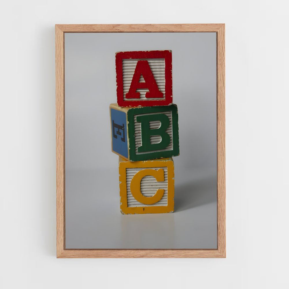 ap-abc-2 cadre Bois clair