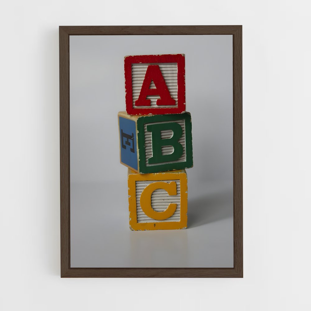 ap-abc-2 cadre Bois foncé