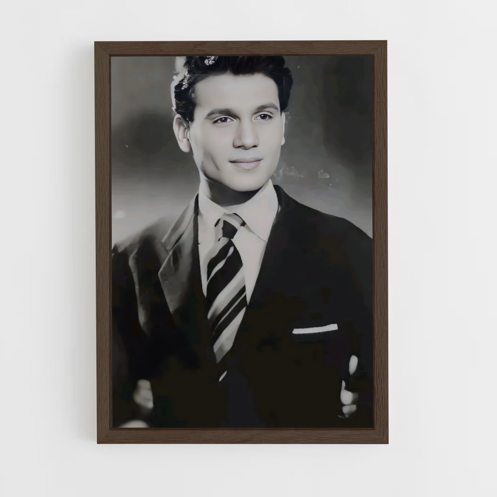 ap-abdel halim hafez-1 cadre Bois foncé