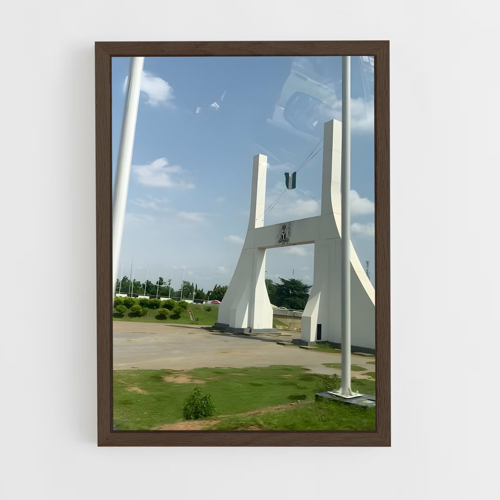 ap-abuja-2 cadre Bois foncé
