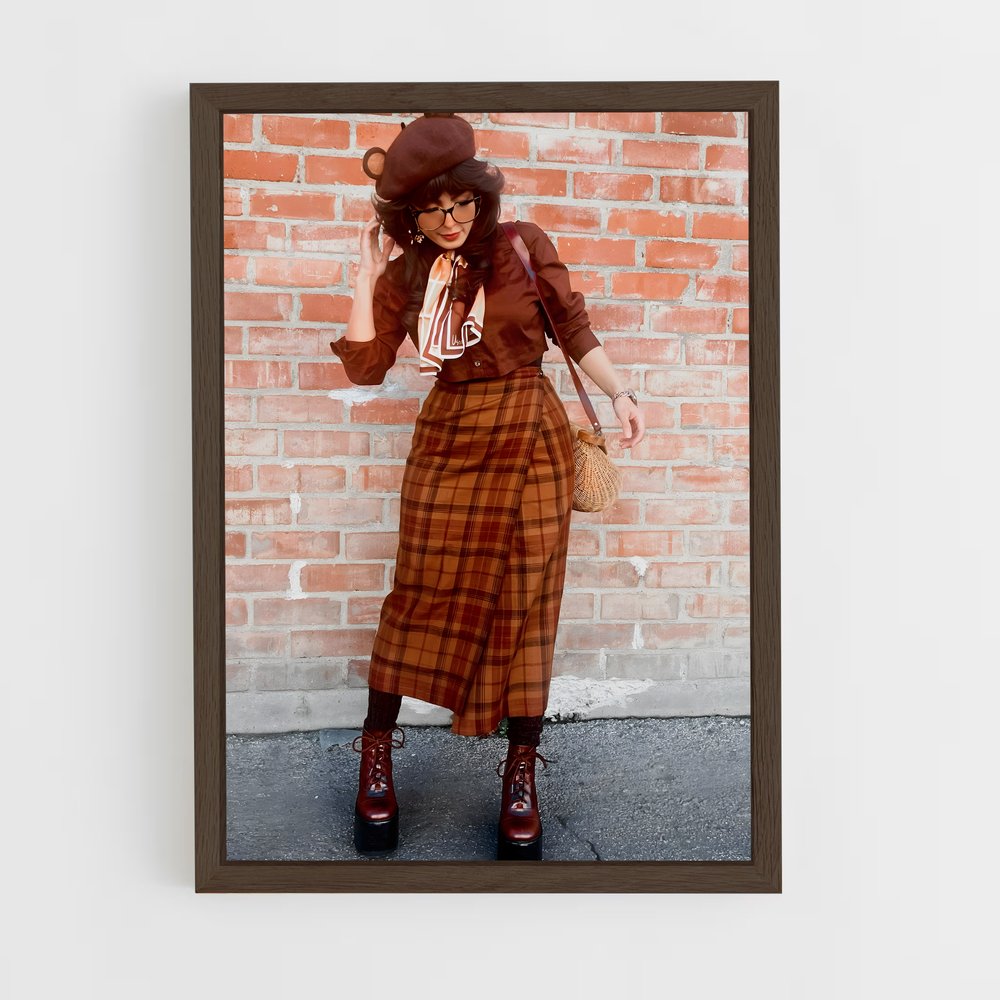 ap-academia fashion-3 cadre Bois foncé