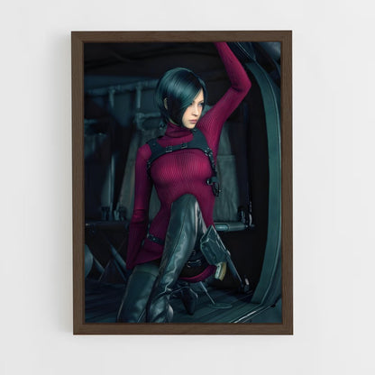 ap-ada wong-10 cadre Bois foncé