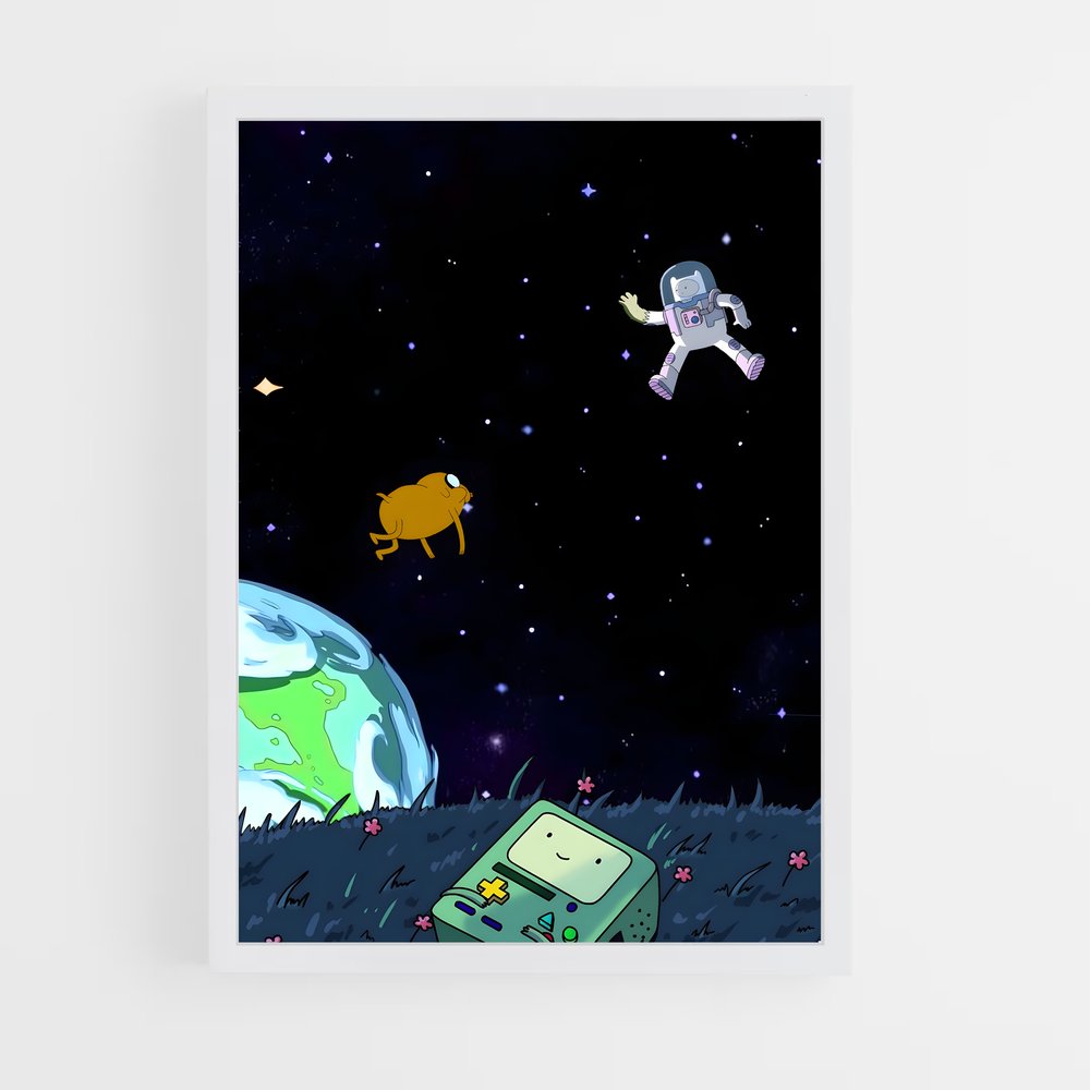 ap-adventure time-1 cadre Blanc