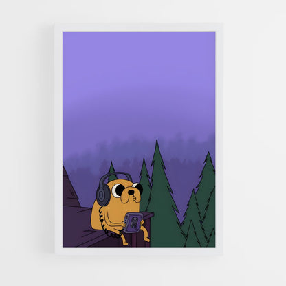 ap-adventure time-8 cadre Blanc