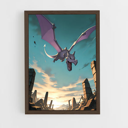 ap-aerodactyl-1 cadre Bois foncé
