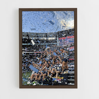 ap-afl finals series-2 cadre Bois foncé