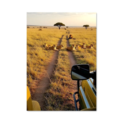 Poster Safari Sauvage
