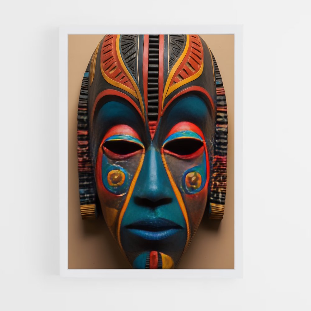 ap-african masks-1 cadre Blanc