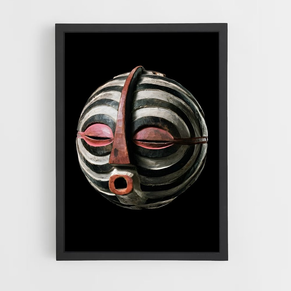ap-african masks-2 cadre Noir