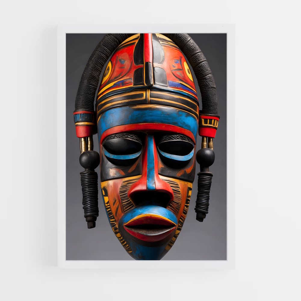 ap-african masks-6 cadre Blanc