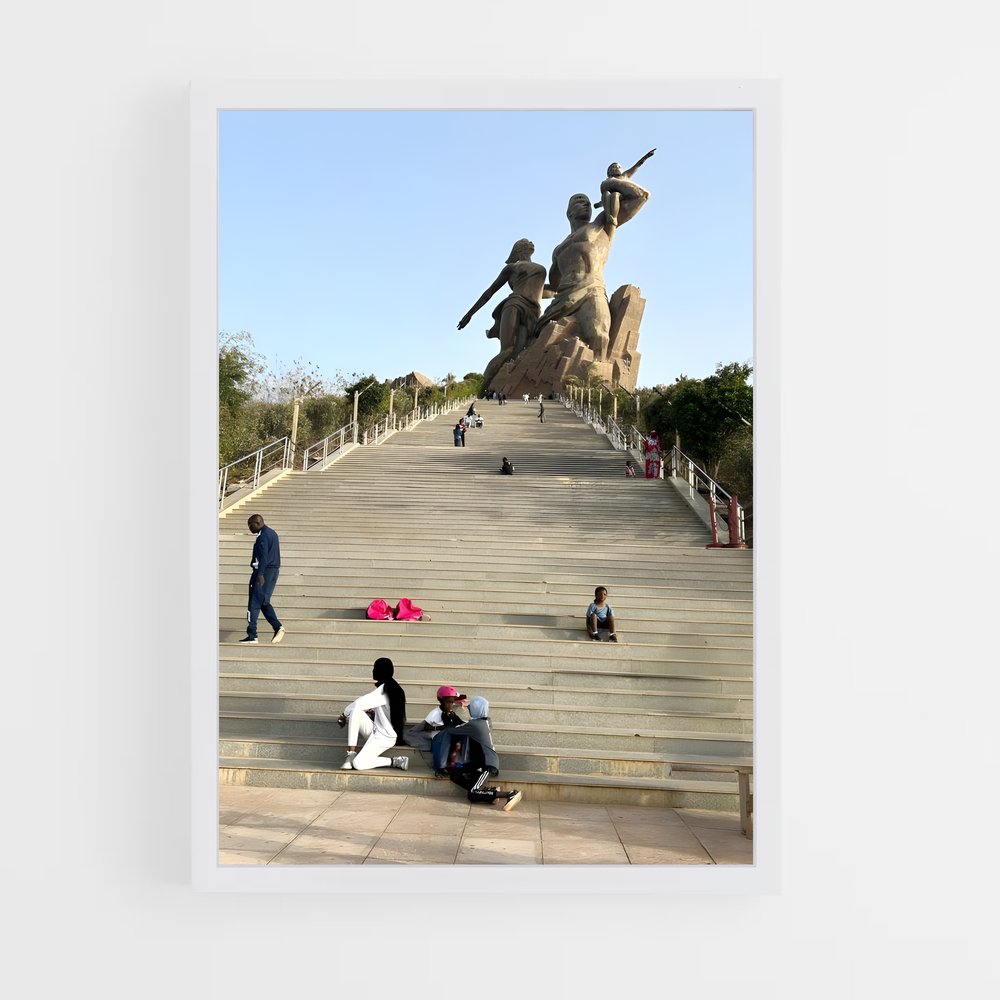 ap-african renaissance monument-1 cadre Blanc