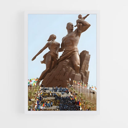 ap-african renaissance monument-3 cadre Blanc