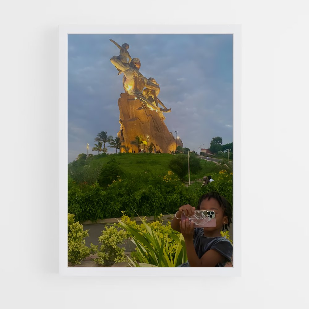 ap-african renaissance monument-4 cadre Blanc