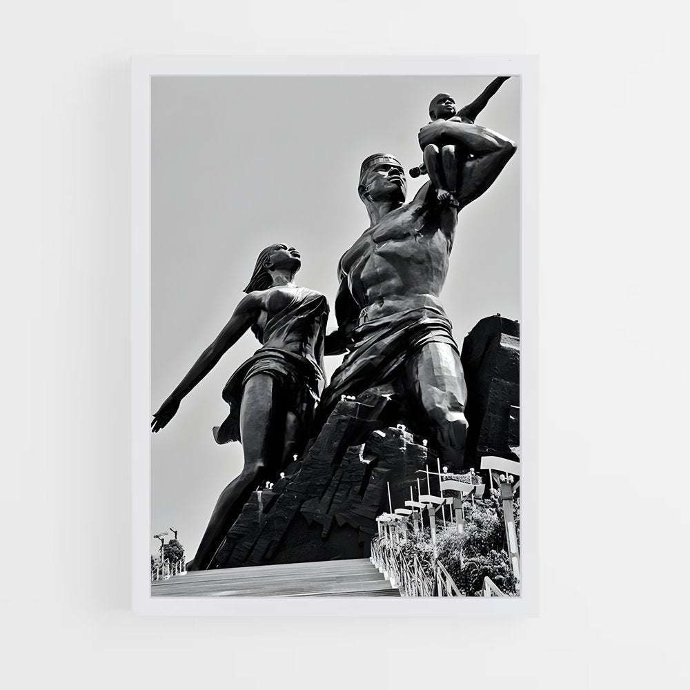 ap-african renaissance monument-5 cadre Blanc