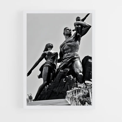 ap-african renaissance monument-5 cadre Blanc