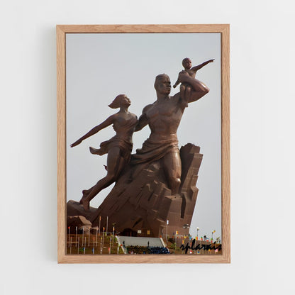 ap-african renaissance monument-6 cadre Bois clair