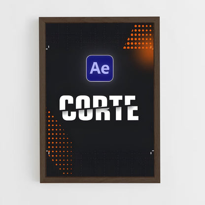 ap-after effects-7 cadre Bois foncé