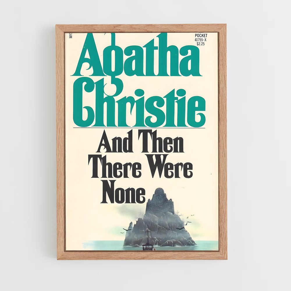 ap-agatha christie-3 cadre Bois clair