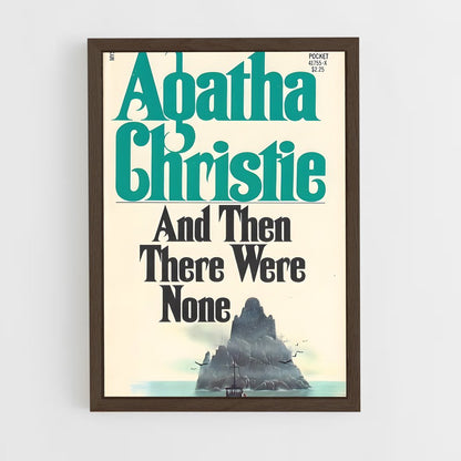 ap-agatha christie-3 cadre Bois foncé