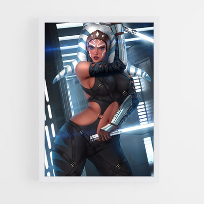 ap-ahsoka tano-10 cadre Blanc
