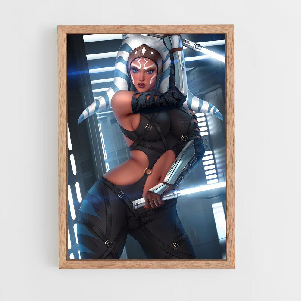 ap-ahsoka tano-10 cadre Bois clair