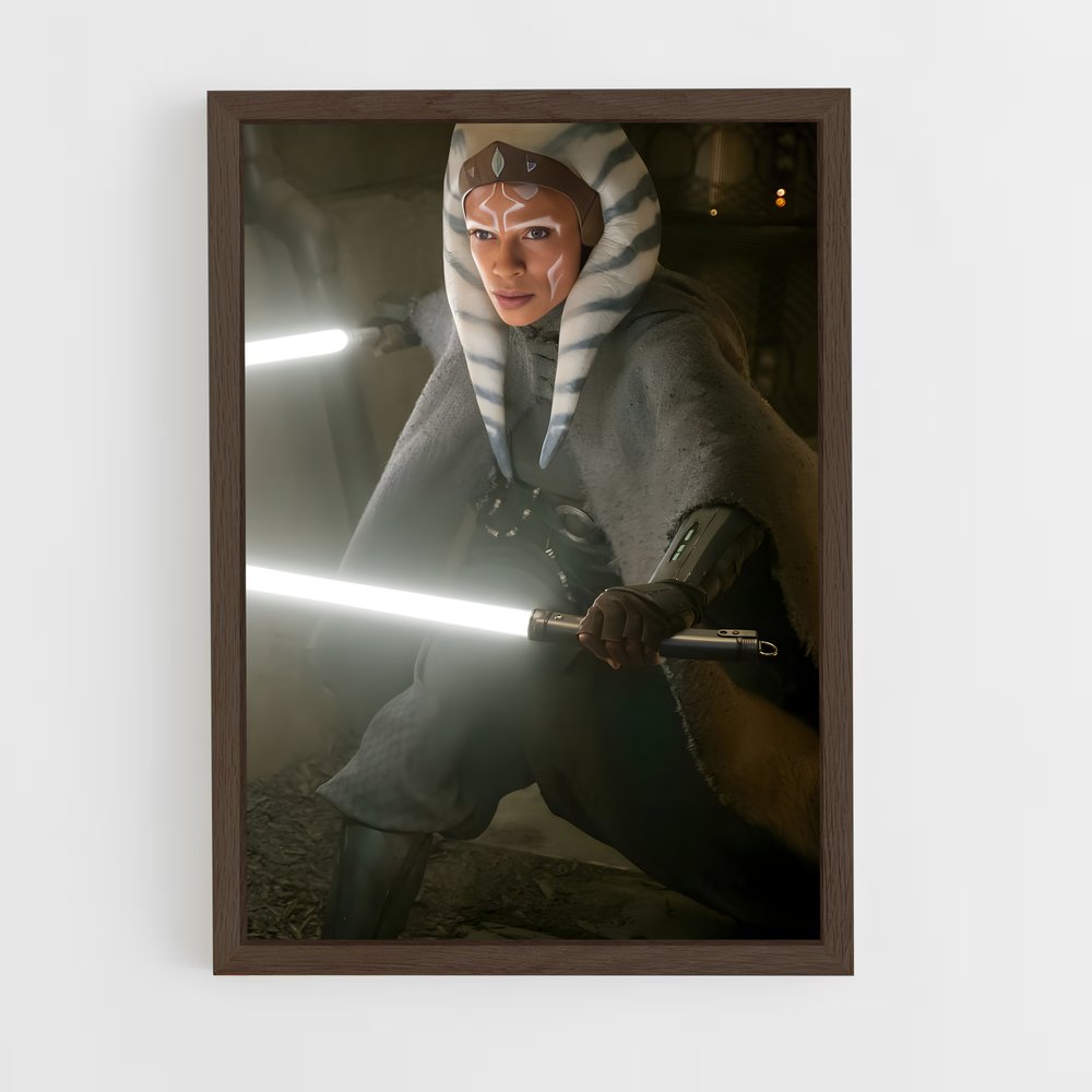 ap-ahsoka tano-3 cadre Bois foncé